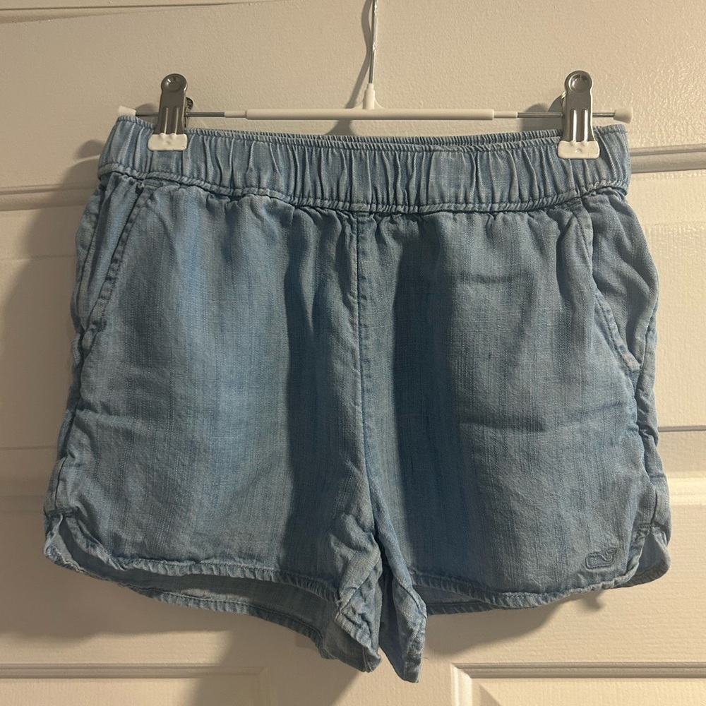 Vineyard Vines Light Blue Jean Shorts girls